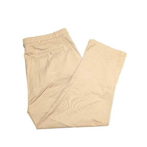 Cremieux Slim Fit Comfort Stretch Chino Beige Tapered Leg Pants Men's 46x29 - Picture 1 of 6